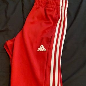 Red Adidas Joggers